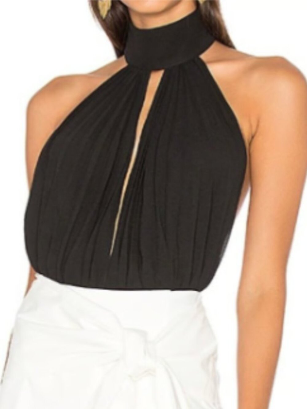 NWT Misha Collection Amorita Bodysuit Ebony/Black Size Small